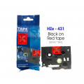 Nhãn in Brother TZE-431 12mm (Dùng cho máy Brother Ptouch PT)