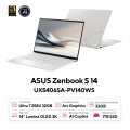 Laptop Asus Zenbook S14 OLED UX5406SA-PV140WS (Ultra 7 258V/ 32GB/ 1TB SSD/ 14 inch 3K/ 120Hz/ Win 11/ Office/ White/ Vỏ nhôm/ Túi)