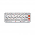 Bàn phím không dây Logitech POP Icon Keys (Bluetooth/Wireless/ Trắng)