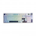 Bàn phím cơ Aula 3 MODE S98 PRO Xanh dương + trắng + tím Caramel Latte switch 