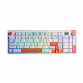 Bàn phím cơ Aula 3 MODE S98 PRO Xanh dương + trắng + cam Nimbus V3 switch (Bluetooth/Wireless/ LED RGB)