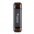 Ổ cứng di động SSD Transcend 128Gb TS128GESD310C (Type-C và USB3.2/ 700Mb/s/ 950Mb/s/ Đen)