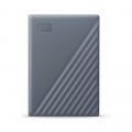 Ổ cứng di động Western 5Tb My Passport Silicon Grey (Type-C và USB3.2/ Xám)