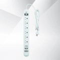 Ổ cắm điện Edenki ED-6CU4W White (6 Lỗ đa năng + 2 Usb Type A + 2Usb Type C- 4M 10A)