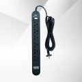 Ổ cắm điện Edenki ED-6C4B Black (6 Lỗ đa năng - 4M 10A)