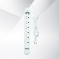 Ổ cắm điện Edenki ED-6C2W White (6 Lỗ đa năng - 2M 10A)