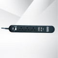 Ổ cắm điện Edenki ED-3CU4B Black (3 Lỗ đa năng + 2 Usb Type A + 2Usb Type C- 4M 10A)