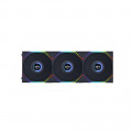Quạt case LIAN-LI TL120 LCD Triple pack with controller Black