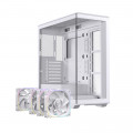 Vỏ máy tính EINAREX S700 RGB White (Mid Tower/ ATX/ Trắng)