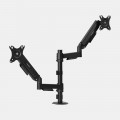 Giá treo màn hình HyperWork P1 Dual 2025 DPA0105 (2 màn hình/ 17inch - 32inch/ Đen/ Gắn bàn)
