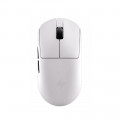 Chuột Gaming không dây ATK A9 Pro Max Tri-mode White (Bluetooth/Wireless/ Pin sạc)
