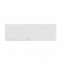 Bàn phím không dây Rapoo E9350L Màu trắng (Bluetooth/Wireless/ Pin sạc)
