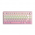 Bàn phím cơ Aula 3 MODE F75 màu Hồng gradient Dream Sakura switch