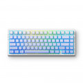 Bàn phím cơ MCHOSE 3 Modes G75 Pro Glacier Gradient Matcha Latte switch 