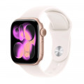 Đồng hồ thông minh Apple Watch Series 11 (42mm/ GPS/ Viền Nhôm/ Dây Silicon/ Rose Gold/ M/L)