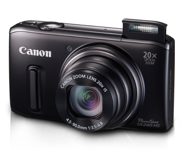 Máy ảnh KTS Canon SX240HS - Black