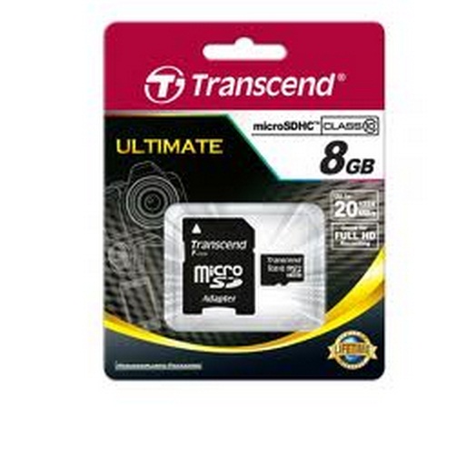 Thẻ nhớ micro SD Transcend 8Gb Class 10