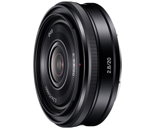 Ống kính máy ảnh Sony SEL20F28 - Dùng cho dòng Sony Nex (Nex 3/ Nex 5/Nex 7 ...)(Ống kính góc rộng với tiêu cự cố định 20mm F2.8)