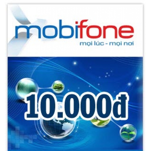 Thẻ điện thoại Mobifone 10.000 đồng