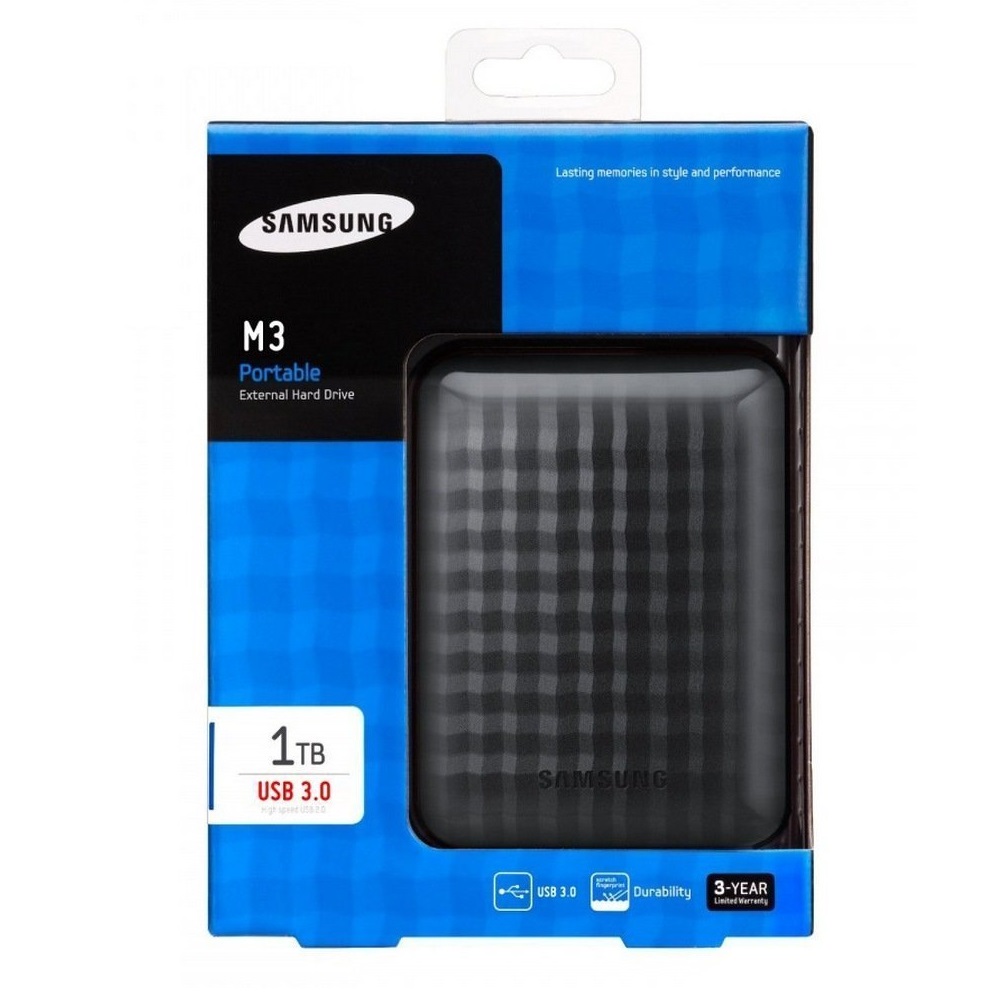 Ổ cứng di động Samsung Portable M3 1Tb USB3.0 Đen