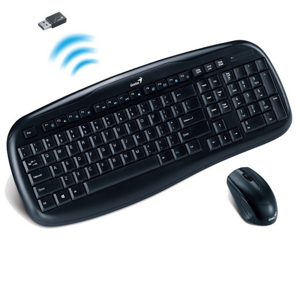 Bộ bàn phím chuột không dây Genius KB8000X