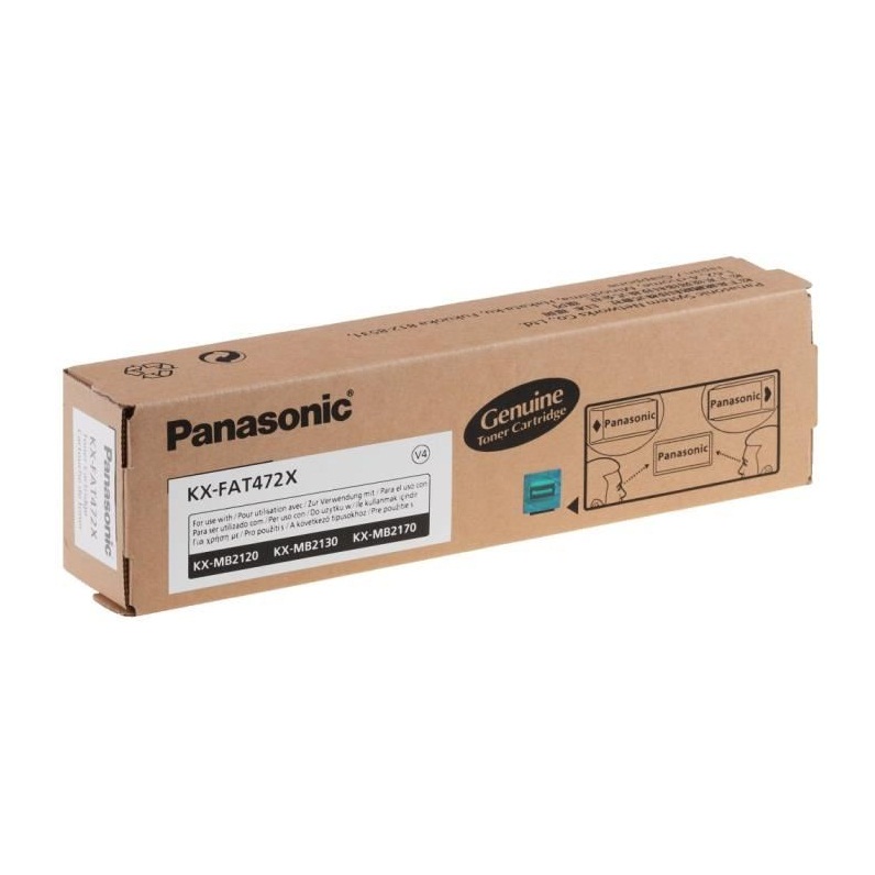 Mực hộp máy in laser Panasonic KX-FAT 472 - Dùng cho máy in Panasonic MB2120/ MB2130/MB2170