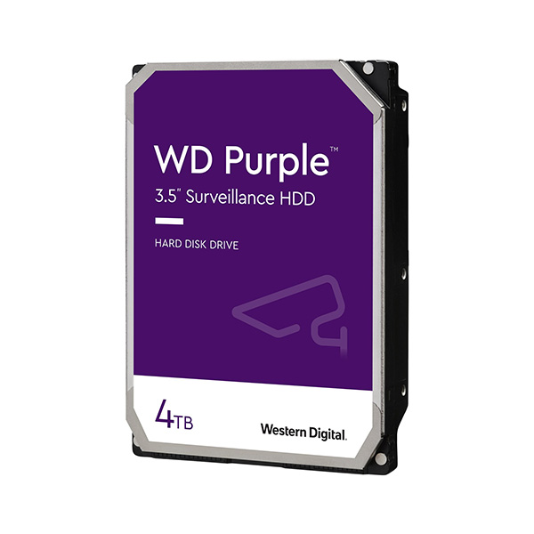 Ổ cứng Western Digital Purple 4TB WD42PURZ (3.5Inch/ 5400rpm/ 256MB/ SATA3/ Ổ Camera)