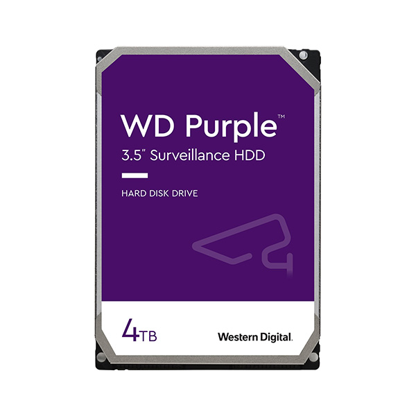 Ổ cứng Western Digital Purple 4TB WD42PURZ (3.5Inch/ 5400rpm/ 256MB/ SATA3/ Ổ Camera)
