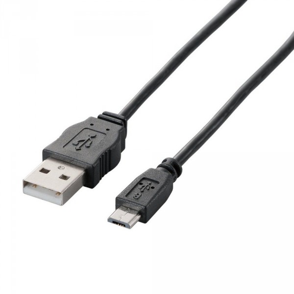 Cáp sạc dữ liệu Elecom cho ĐTDĐ cổng Micro USB 2.0 (12BK)-Đen