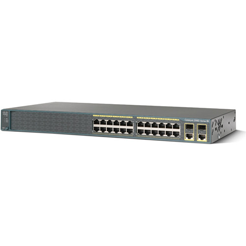 Thiết bị chia mạng Cisco WS-C2960+24PC-S (combo)