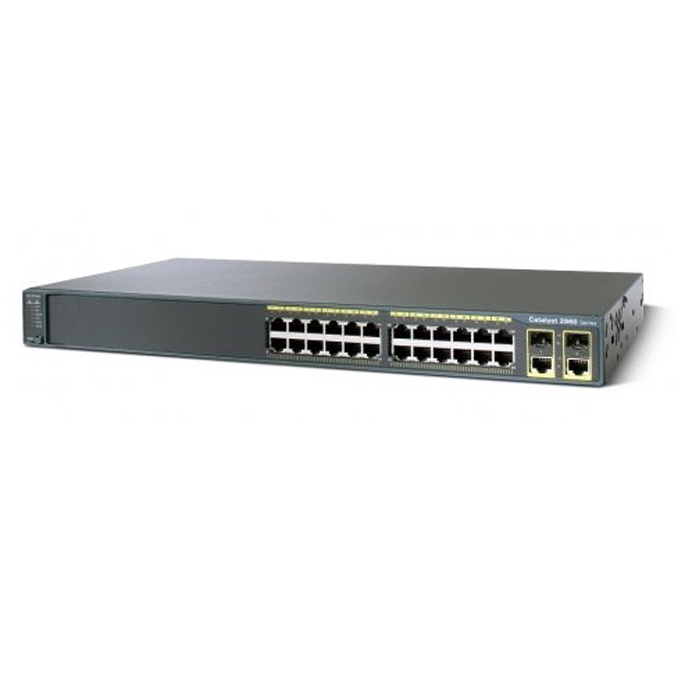 Thiết bị chia mạng Cisco WS-C2960+24TC-S (combo)