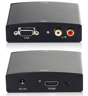 Bộ chuyển đổi Audio + VGA sang HDMI