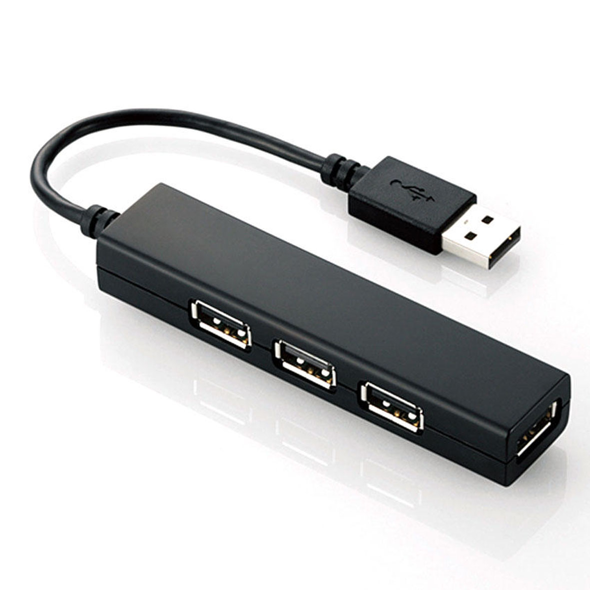 Bộ chia USB 1 ra 4 Elecom U2H-SN4BBK (USB2.0-Đen)