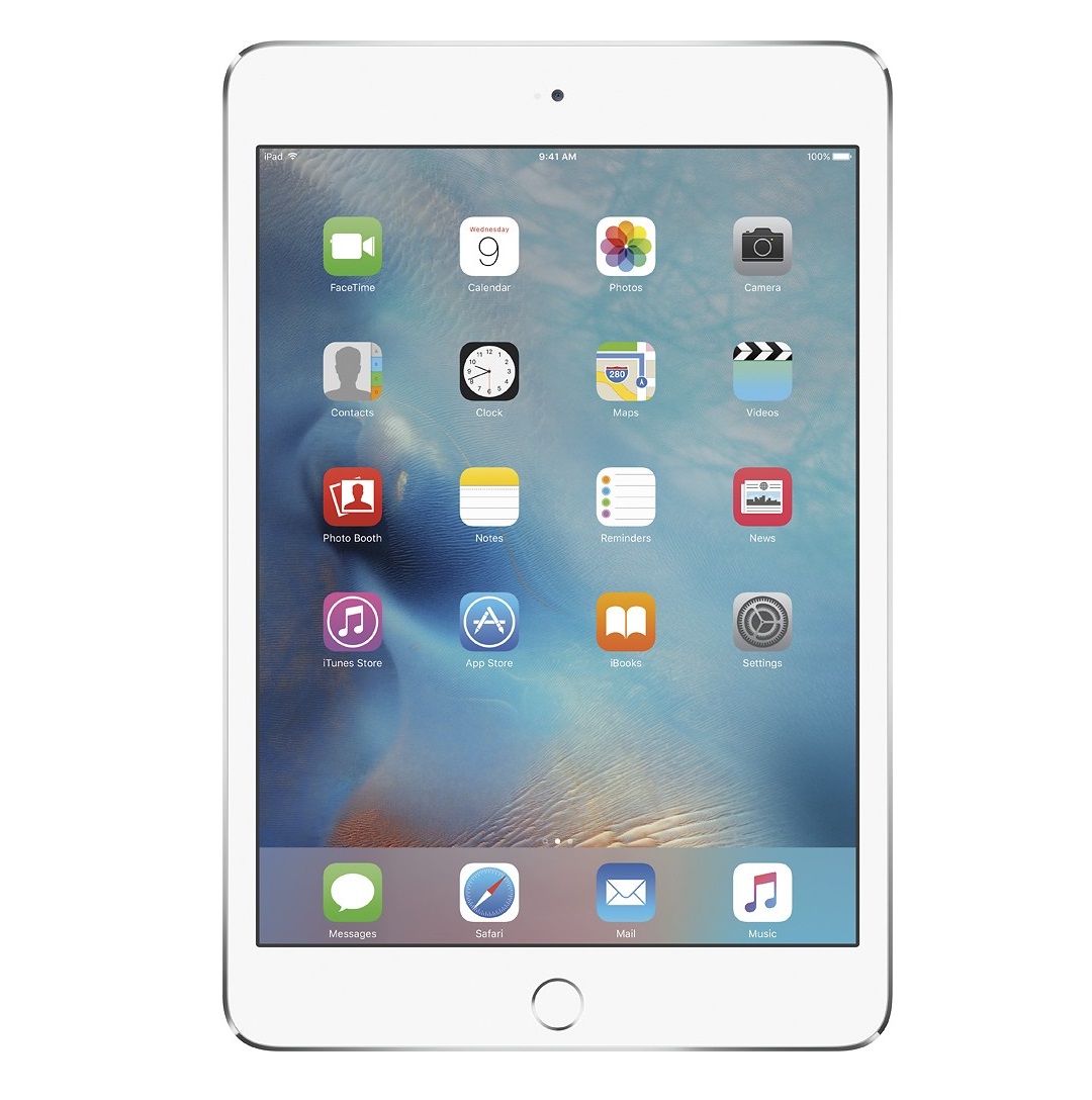 Apple iPad mini 4 Retina Cellular (Silver)- 64Gb/ 7.9Inch/ 3G + LTE + Wifi + Bluetooth