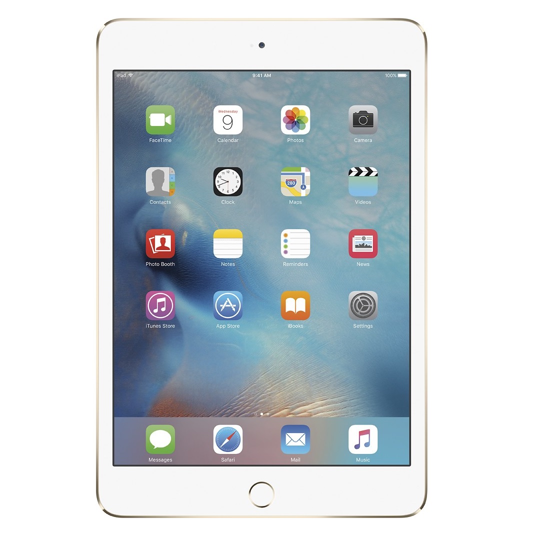 Apple iPad mini 4 Retina Cellular (Gold)- 64Gb/ 7.9Inch/ 3G + LTE + Wifi + Bluetooth