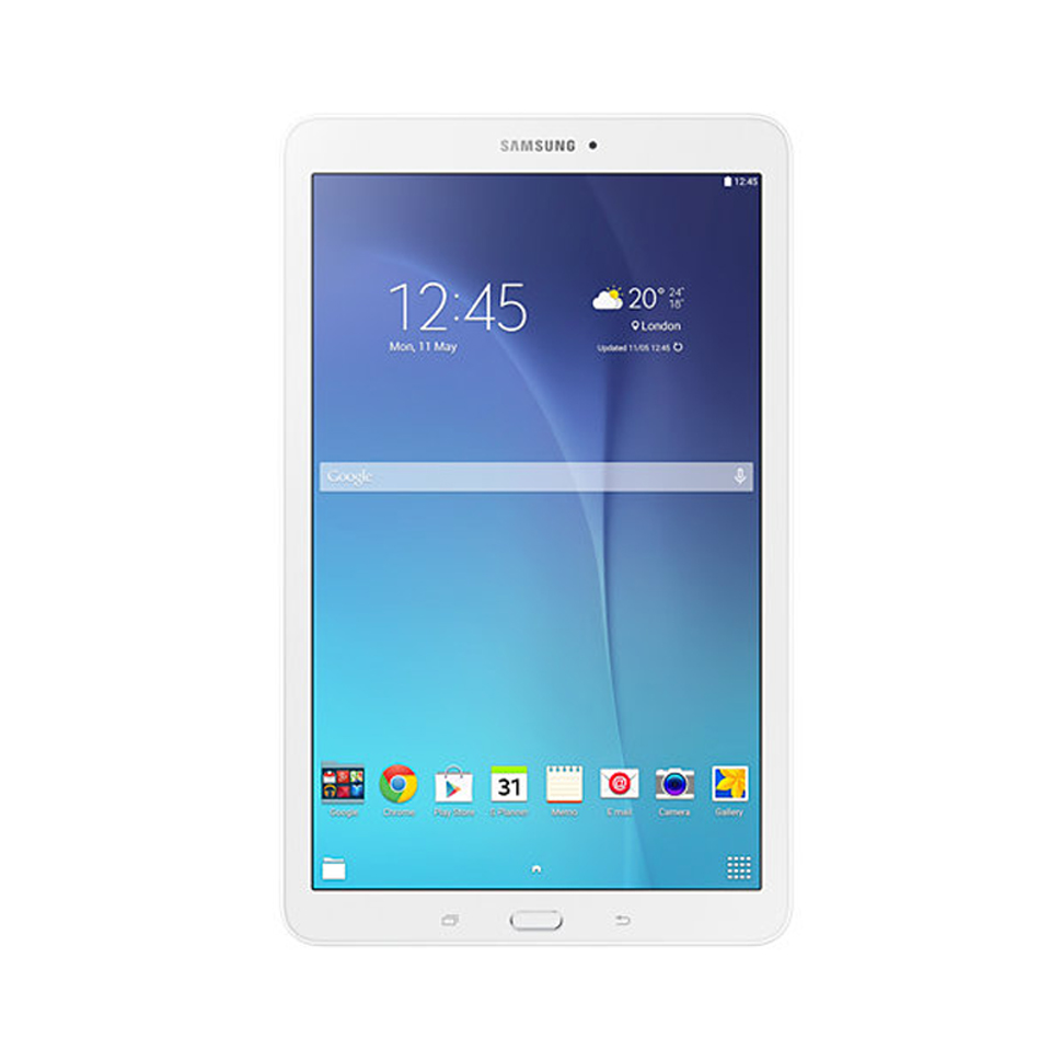 Máy tính bảng Samsung Galaxy TabE 9.6 T561Y White(Octa (Quad 1.3GHz)/ 1.5G/ 8G/ 9.6Inch/ Wifi/ 3G/ Android 4.4/ 5000mAh)