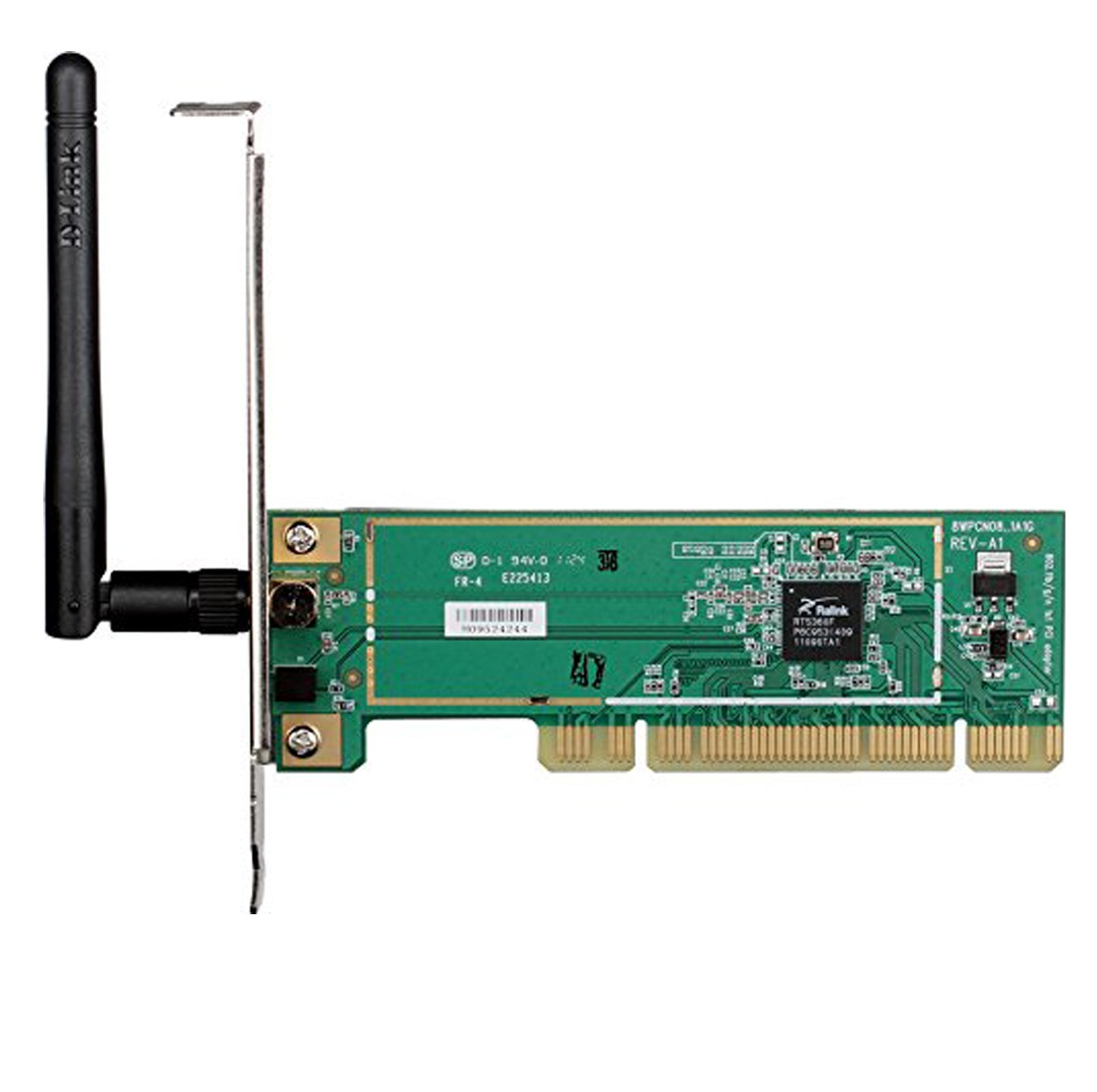 Cạc mạng không dây D-Link DWA-525 (Chuẩn N150Mbps/ kết nối qua khe PCI)