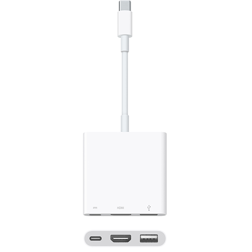 Cáp chuyển Apple USB-C sang AV MJ1K2 (Chính hãng) - Cáp chia USB C sang USB 2.0/ USB-C/ HDMI