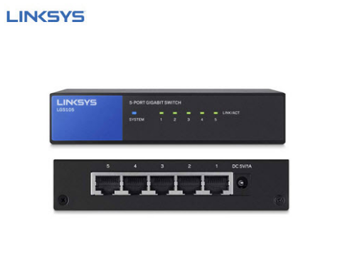 Switch Linksys LGS105 (Gigabit (1000Mbps)/ 5 Cổng/ Vỏ Thép)