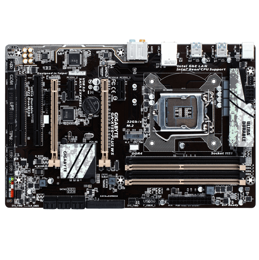 Main Gigabyte X150-PLUS WS (Chipset Intel C232/ Socket LGA1151/ Không)