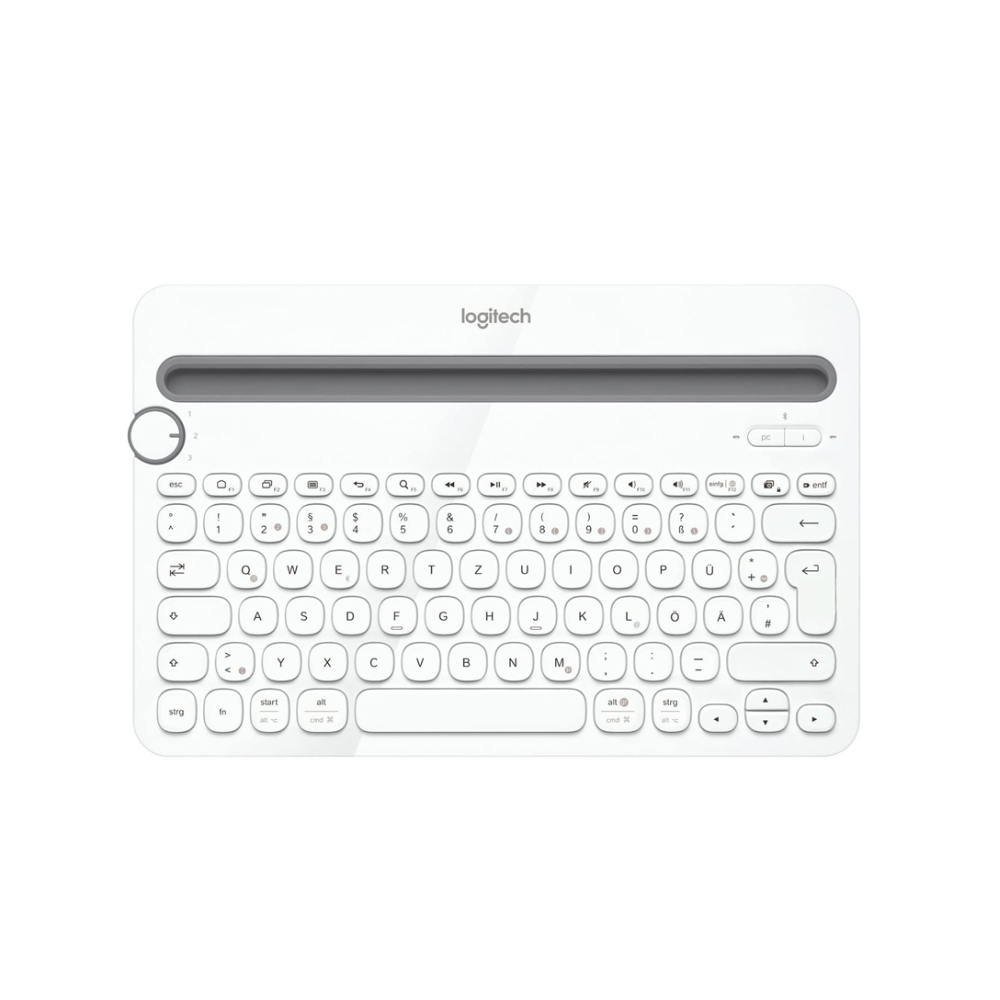 Bàn phím không dây Bluetooth Logitech K480 (Trắng)
