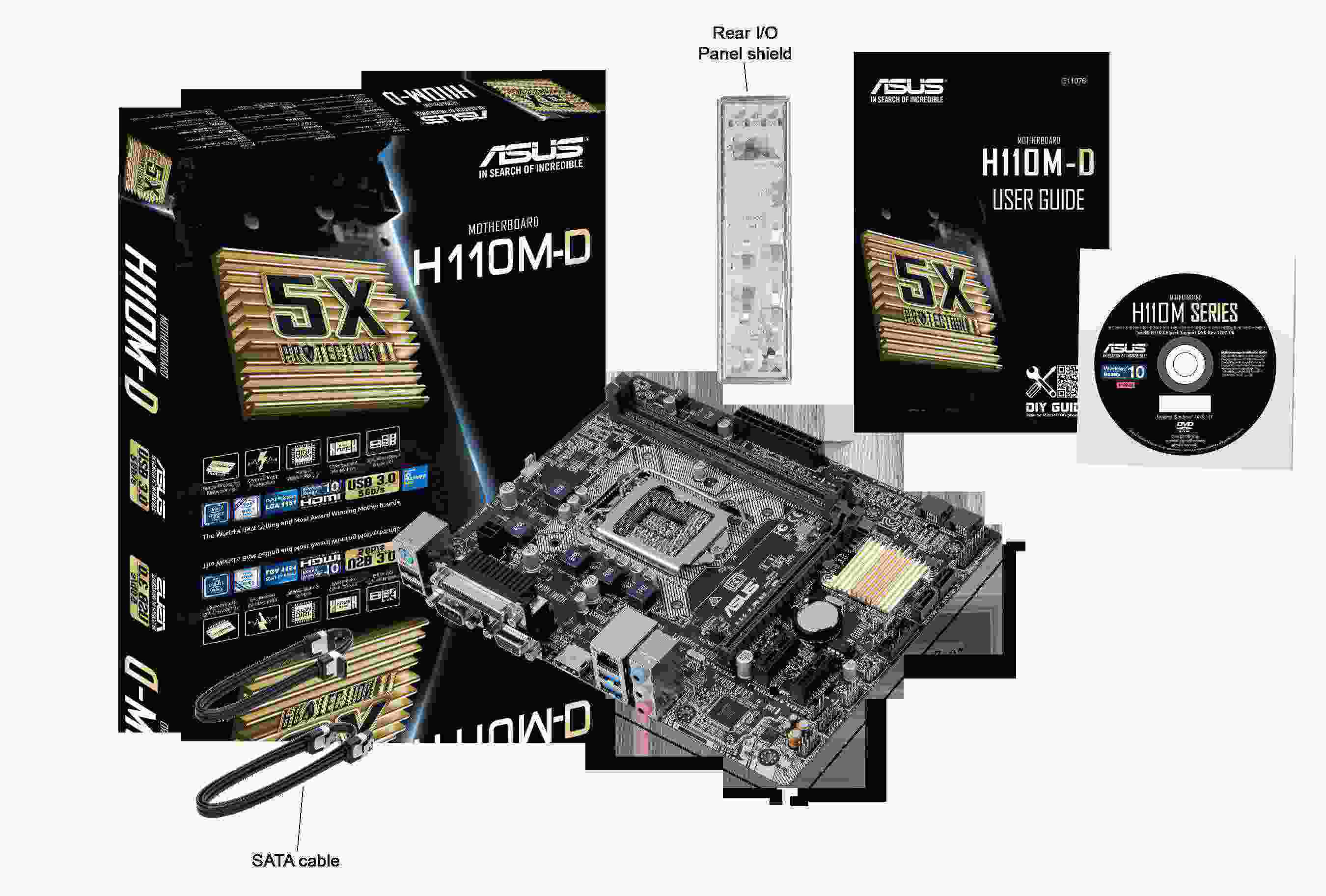 Main Asus H110M-D (Chipset Intel H110/ Socket LGA1151/ VGA onboard)