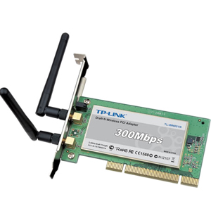 Cạc mạng không dây TP-Link TL-WN851ND (Chuẩn PCI/ Wifi 300Mbps/ 2 ăngten)