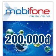 Thẻ điện thoại Mobifone 200.000 đồng