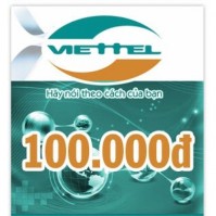 Thẻ điện thoại Viettel 100.000 đồng