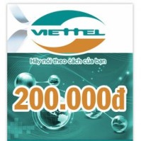 Thẻ điện thoại Viettel 200.000 đồng