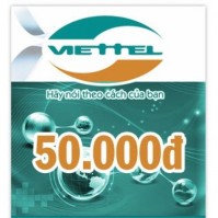 Thẻ điện thoại Viettel 50.000 đồng