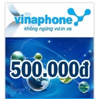 Thẻ điện thoại Vinaphone 500.000 đồng