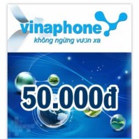 Thẻ điện thoại Vinaphone 50.000 đồng
