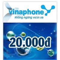 Thẻ điện thoại Vinaphone 20.000 đồng